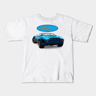 Alfa Romeo 33 stradale Blue Back Kids T-Shirt